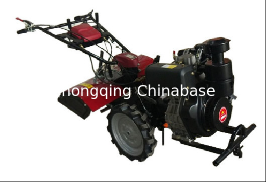 دیزل 186F Mini Tiller Cultivator 6.3KW 270mm کشاورزی چند منظوره Mini Power Weeder