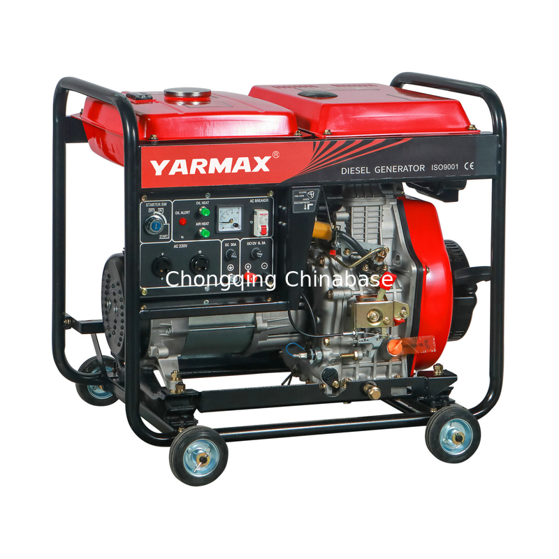 دیزل ژنراتور قابل حمل YM8700E DC12V 8.3A دیزل ژنراتور 6.5kW 6.0kW
