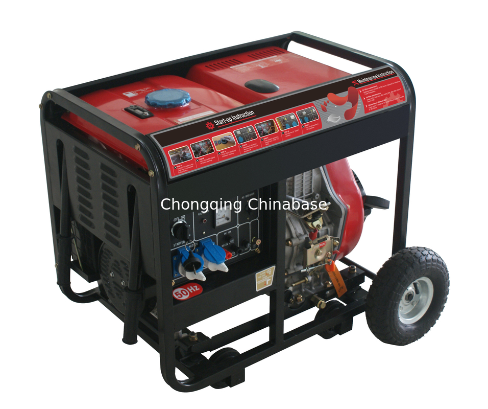 دیزل ژنراتور کوچک YM9700E 532mL ژنراتور قابل حمل دیزلی 7.0KW 6.5KW