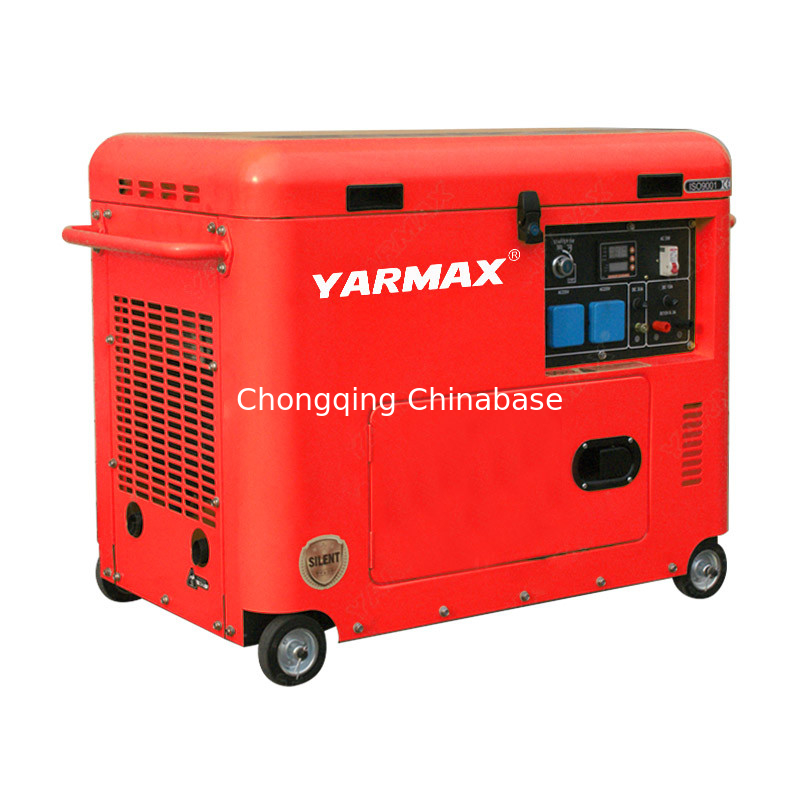 دیزل ژنراتور 230V 11.3A DC 12V 8.3A 3kW 2.5kW نوع بی صدا YM3700T