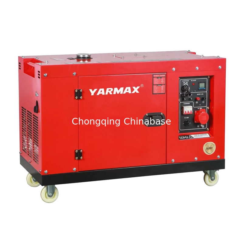 دیزل ژنراتور 230V 11.3A DC 12V 8.3A 3kW 2.5kW نوع بی صدا YM3700T