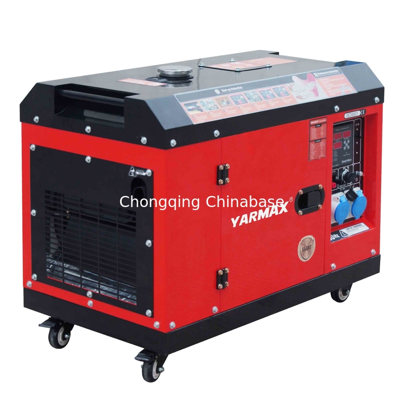 دیزل ژنراتور 230V 11.3A DC 12V 8.3A 3kW 2.5kW نوع بی صدا YM3700T