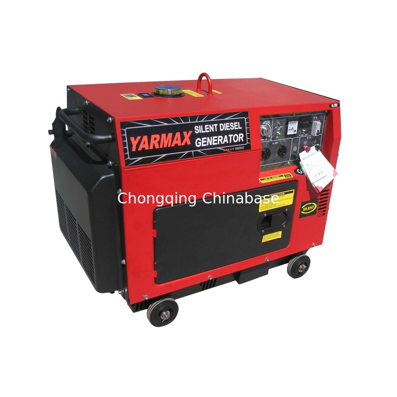دیزل ژنراتور 230V 11.3A DC 12V 8.3A 3kW 2.5kW نوع بی صدا YM3700T