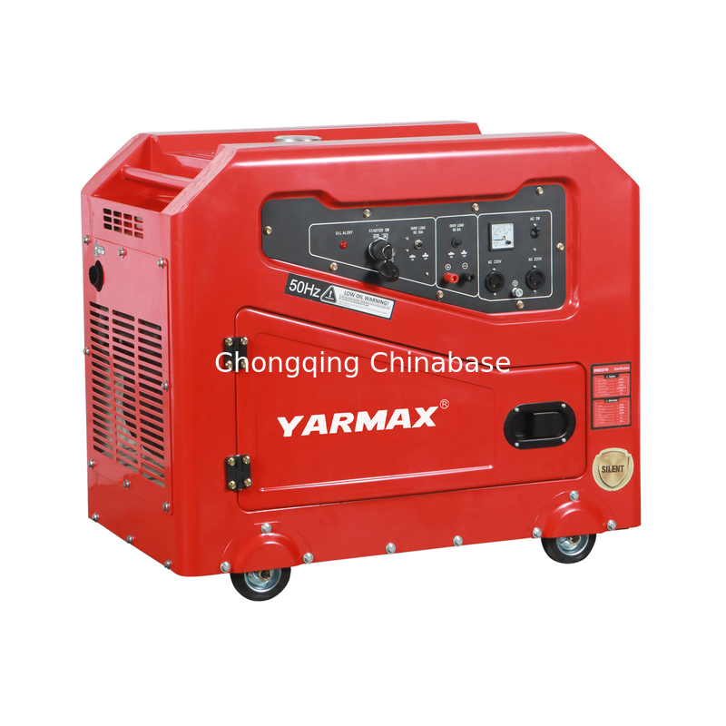 دیزل ژنراتور سایلنت قابل حمل YM13800T 9.6KW 10.4KW 1105FE تک سیلندر