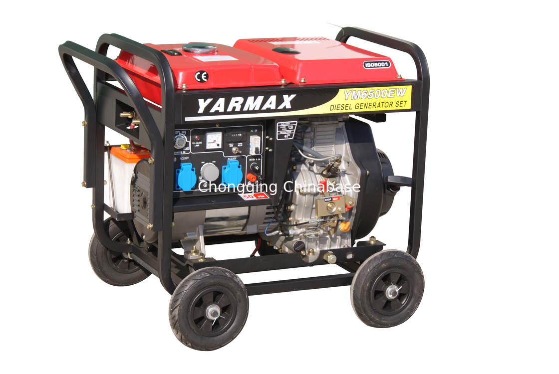 2KW دیزل ژنراتور قابل حمل جوشکاری هوا خنک YM6700 9.1A 50-180A 25-30V