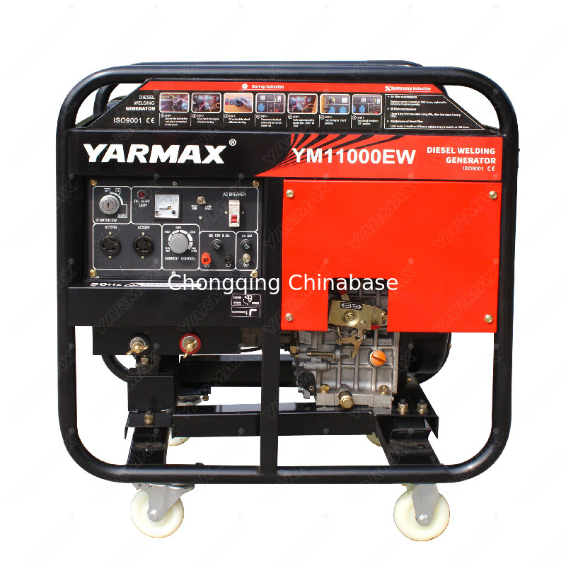 3000RPM دیزل جوش ژنراتور YM11000 4.0KW 18.2A 50-180A 25-30V
