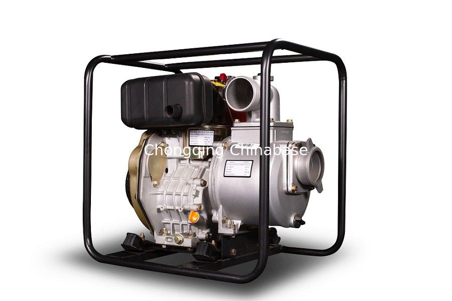 پمپ آب 52 کیلوگرم 296 میلی لیتر دیزل رانده شده 5.5HP ISO14001 دیزل ژنراتور