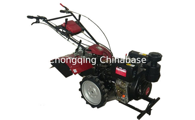 صفحه اصطکاکی 270 mm Mini Tiller Cultivator 186F Diesel 6.3KW Mini Weeder Tiller